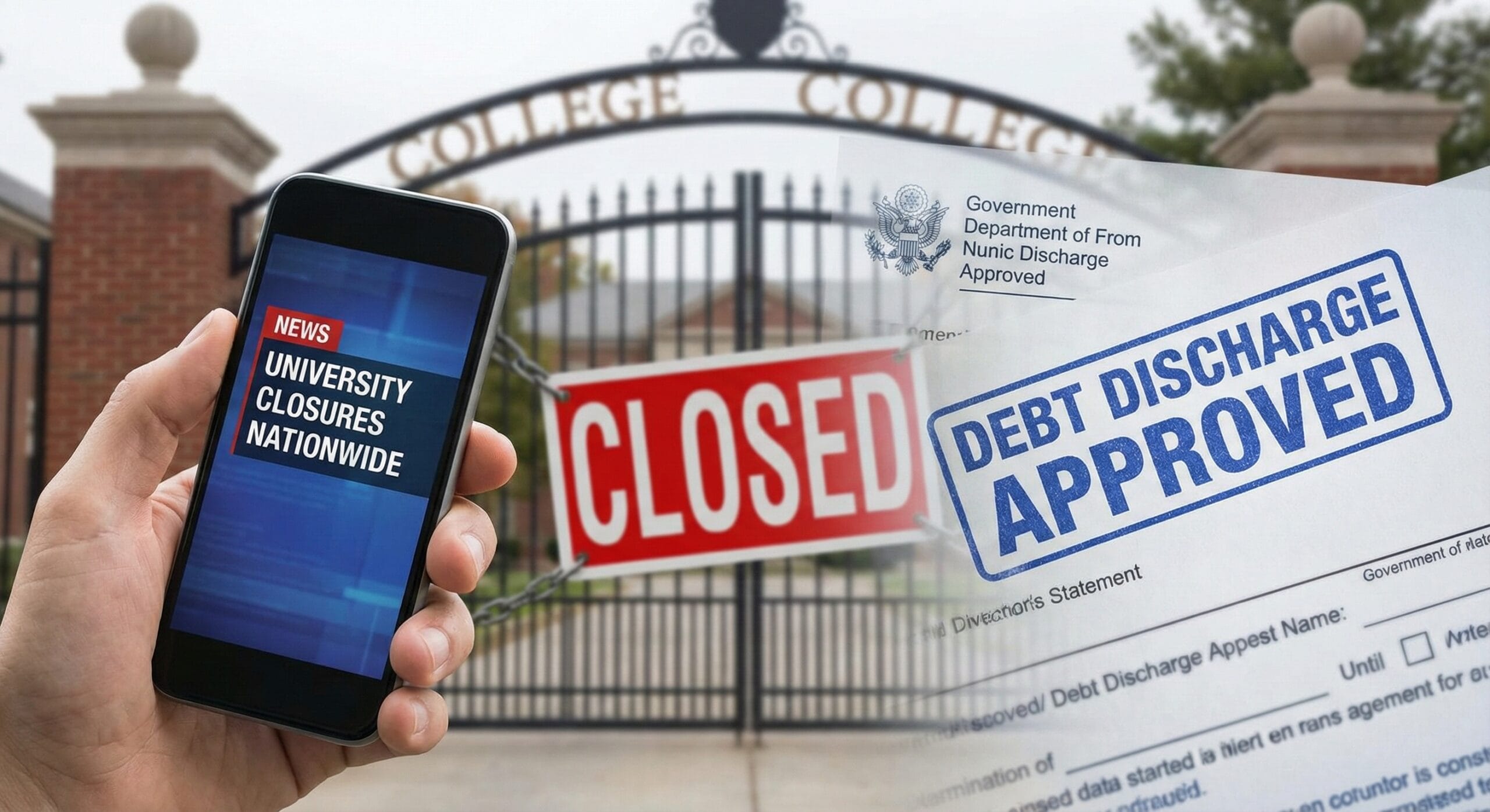 closed school discharge