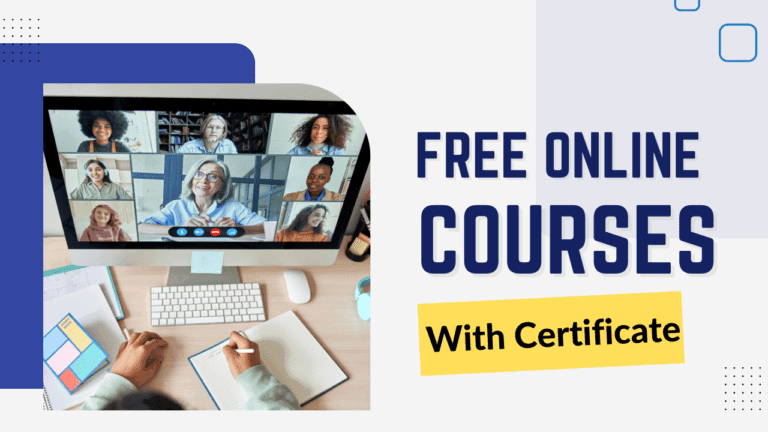 Free Online Courses With Certificate