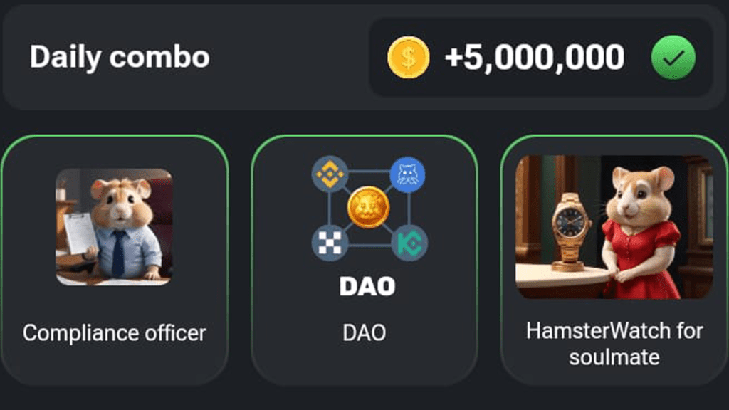Hamster Kombat Daily Combo Today 22 July 2024