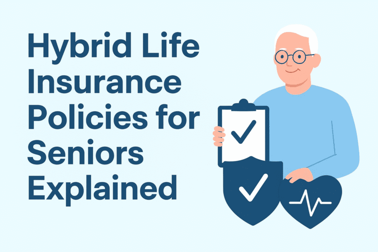 Hybrid life insurance policies for seniors