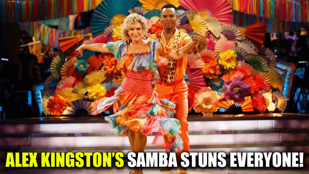 Alex Kingston’s Samba Shines on Strictly Come Dancing