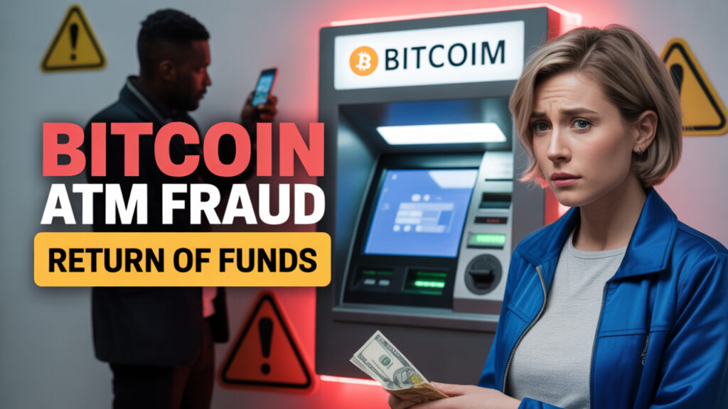 Bitcoin ATM Fraud – How Criminals Scam Victims & Return of Funds