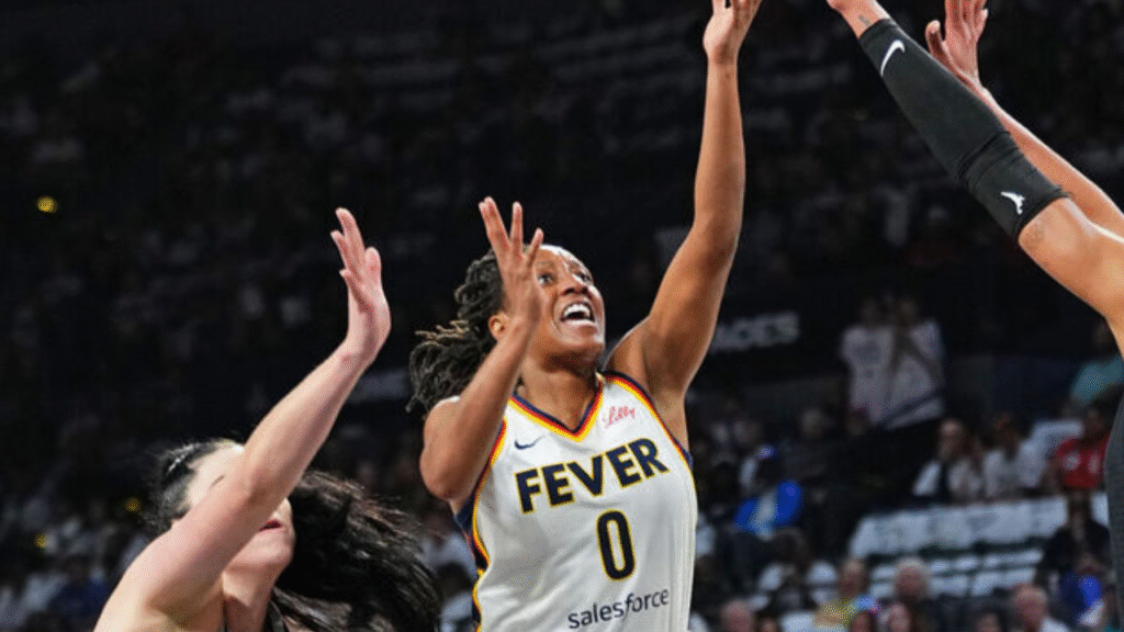 Kelsey Mitchell Injury Hits Fever in WNBA Playoffs