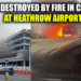 Vehicle Destroyed by Fire in Car Park at Heathrow Airport