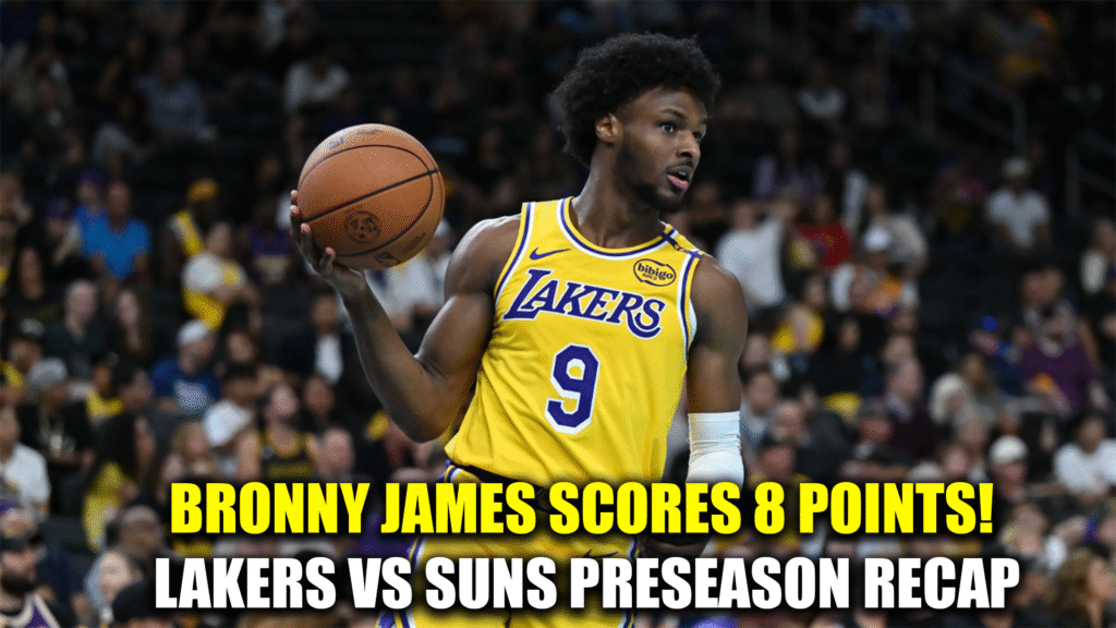 Bronny James’ Preseason Growth with the Lakers