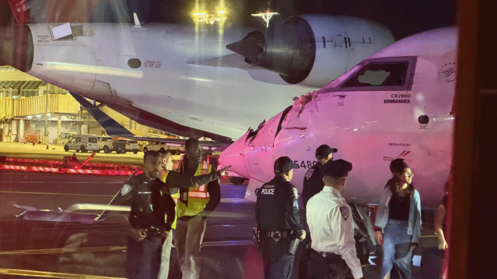 Delta Jets Collide at LaGuardia Airport | Emergency Response & Investigation