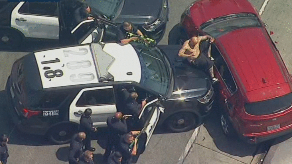 Van Nuys SUV Flip: L.A.’s High-Speed Chase Drama